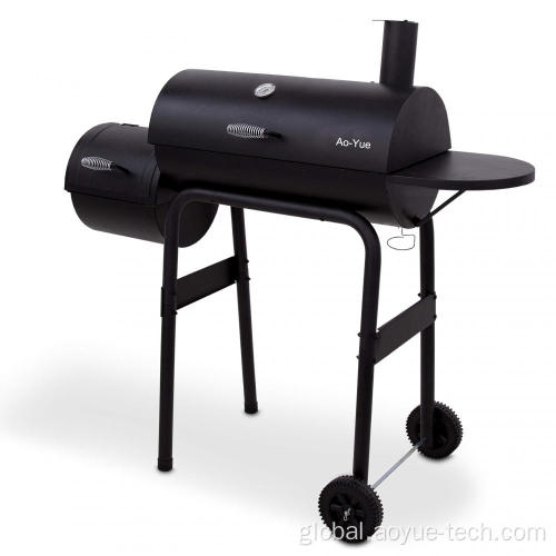 BBQ Grill Large Portable Trolley Barrel Smoker Charcoal BBQ Grill Factory